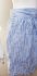 Gonna in lino azzurro