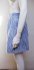 Gonna in lino azzurro
