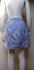 Gonna in lino azzurro