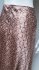 Gonna midi in seta e paillettes