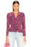 Camicia in seta rossa