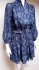 Abito in viscosa blue