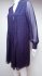 Abito camicia in seta blu
