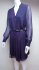 Abito camicia in seta blu
