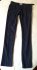 Pantaloni sigaretta blu gessato