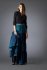 Gonna lunga in seta blue