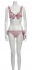 Bikini rosa con ruches