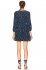 Abito in seta blue con ruches