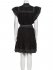 Abito in cotone con spalle oversize