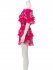 Abito in chiffon fucsia