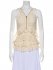 Top in pizzo ecru