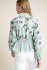 Blusa a fiori verde