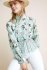 Blusa a fiori verde
