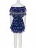 Abito floreale blue