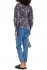 Blusa floreale blue