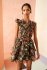 Abito in organza a fiori