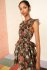 Abito in organza a fiori