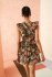 Abito in organza a fiori