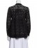 Camicia in pizzo nero