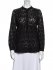 Camicia in pizzo nero