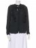 Camicia nera con ruches
