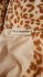 Abito animalier beige