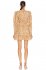 Abito animalier beige