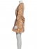 Abito animalier beige