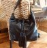 Borsa in pelle bianca