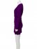 Abito viola drappeggiato