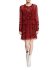Abito animalier bordeaux