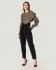 Top in seta leopardato