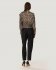 Top in seta leopardato