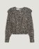 Top in seta leopardato