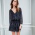 Abito corto con lurex