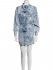 Abito denim con bottoni