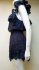 Abito in cotone nero