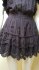 Abito in cotone nero