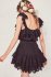 Abito in cotone nero