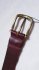 Cintura in pelle marrone