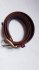 Cintura in pelle marrone