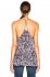 Top multicolor seta e lurex