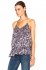 Top multicolor seta e lurex