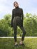 Pantaloni con zip verdi