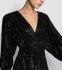 Abito nero con glitter