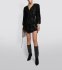 Abito nero con glitter