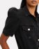 Tuta in denim nera