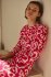 Blusa in seta animalier