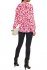 Blusa in seta animalier