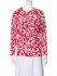 Blusa in seta animalier